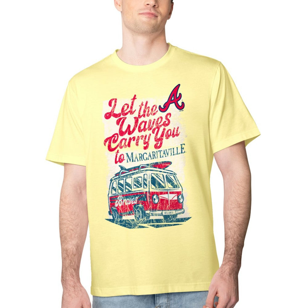 Atlanta Braves Margaritaville Bus Waves Graphic T-Shirt Lifestyle
