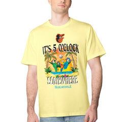 Baltimore Orioles Margaritaville Five O'Clock Graphic T-Shirt On Sale
