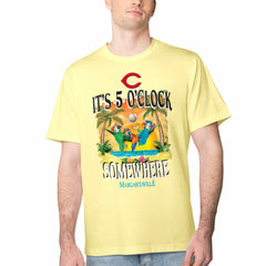 Cincinnati Reds Margaritaville Five O'Clock Graphic T-Shirt for sale