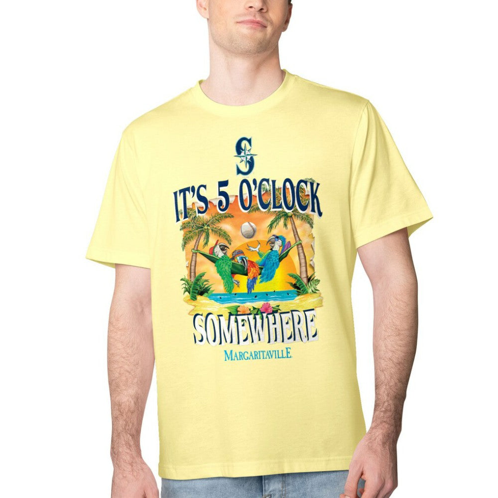 Seattle Mariners Margaritaville Five O'Clock Graphic T-Shirt Near Me