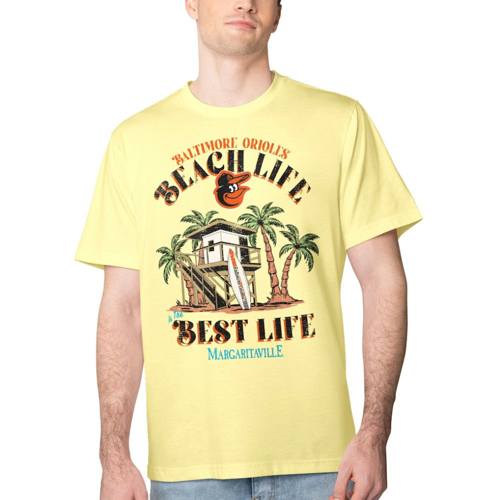 Baltimore Orioles Margaritaville Beach Hut Graphic T-Shirt Near Me