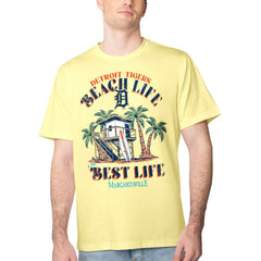 Detroit Tigers Margaritaville Beach Hut Graphic T-Shirt Sale