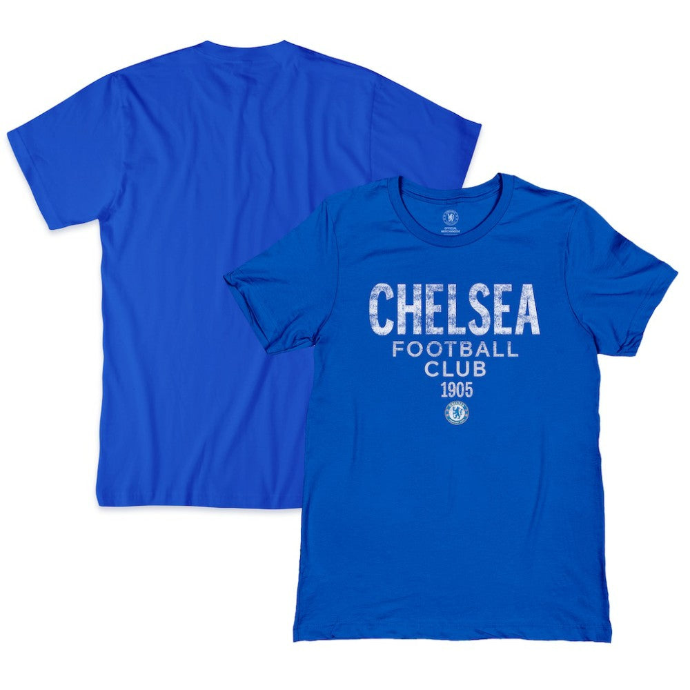 Chelsea 1863FC Tapered Text T-Shirts - Blue