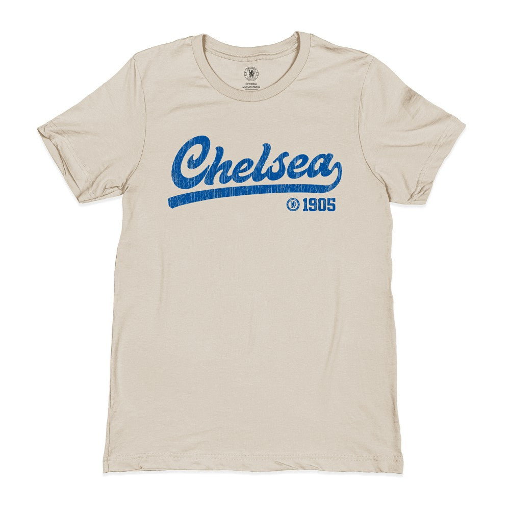 Chelsea 1863FC Script T-Shirts - Tan