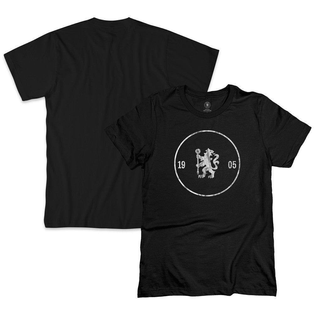 Chelsea 1863FC Heritage Circle T-Shirts - Black
