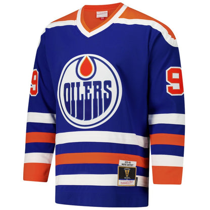 Wayne Gretzky Edmonton Oilers 1979-80 Power Play Jersey - Royal | NHL Jerseys