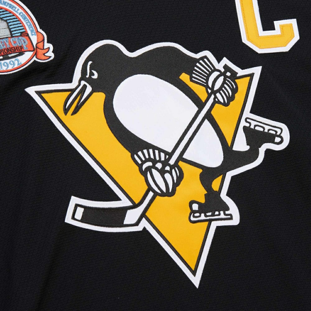 Mario Lemieux Pittsburgh Penguins 1991-92 Power Play Jersey - Black | NHL Jerseys