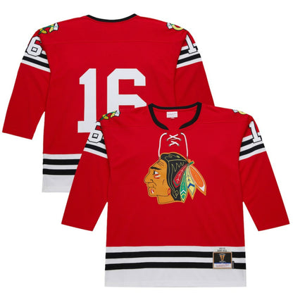 Bobby Hull Chicago Blackhawks 1960-61 Power Play Jersey - Scarlet | NHL Jerseys