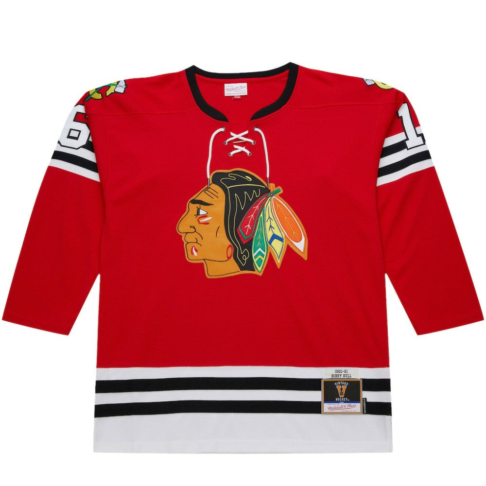 Bobby Hull Chicago Blackhawks 1960-61 Power Play Jersey - Scarlet | NHL Jerseys