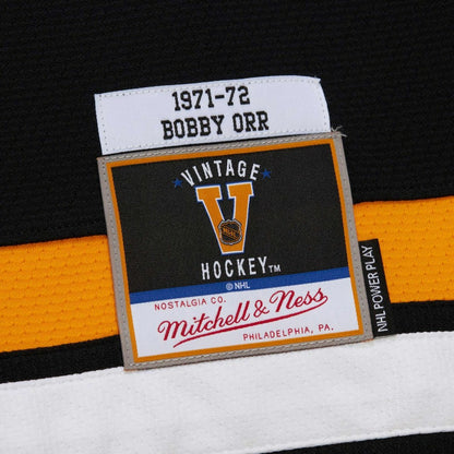 Bobby Orr Boston Bruins 1971-72 Power Play Jersey - Black | NHL Jerseys