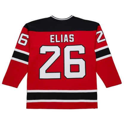 Patrik Elias New Jersey Devils 1999-00 Power Play Jersey - Red | NHL Jerseys