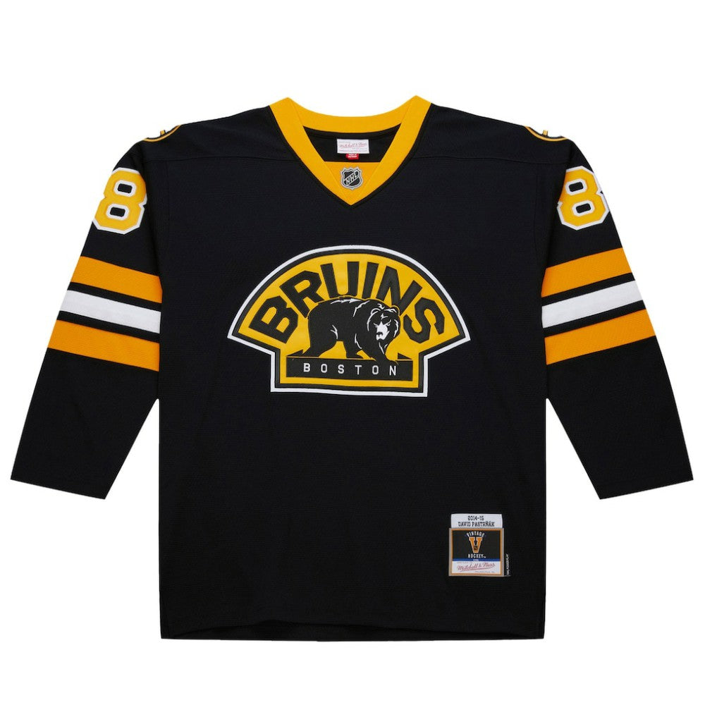 David Pastrnak Boston Bruins 2014-15 Power Play Jersey - Black | NHL Jerseys