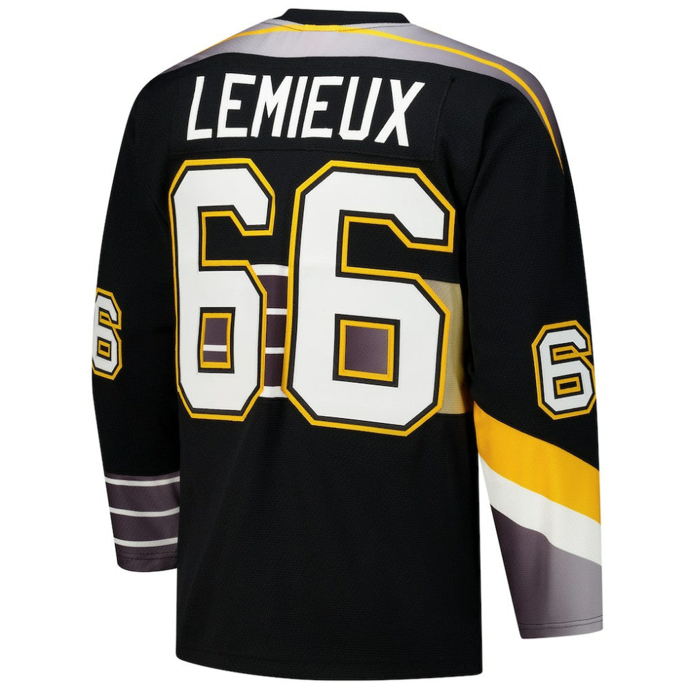 Mario Lemieux Pittsburgh Penguins 1996-97 Power Play Jersey - Black | NHL Jerseys