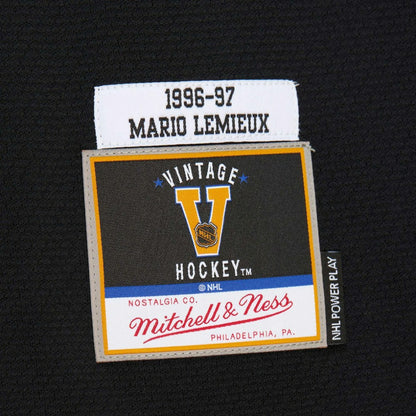 Mario Lemieux Pittsburgh Penguins 1996-97 Power Play Jersey - Black | NHL Jerseys