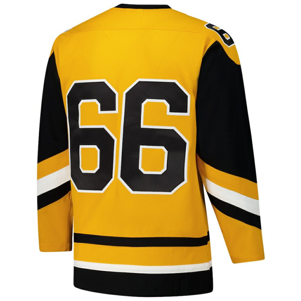 Mario Lemieux Pittsburgh Penguins 1984-85 Power Play Jersey - Gold | NHL Jerseys