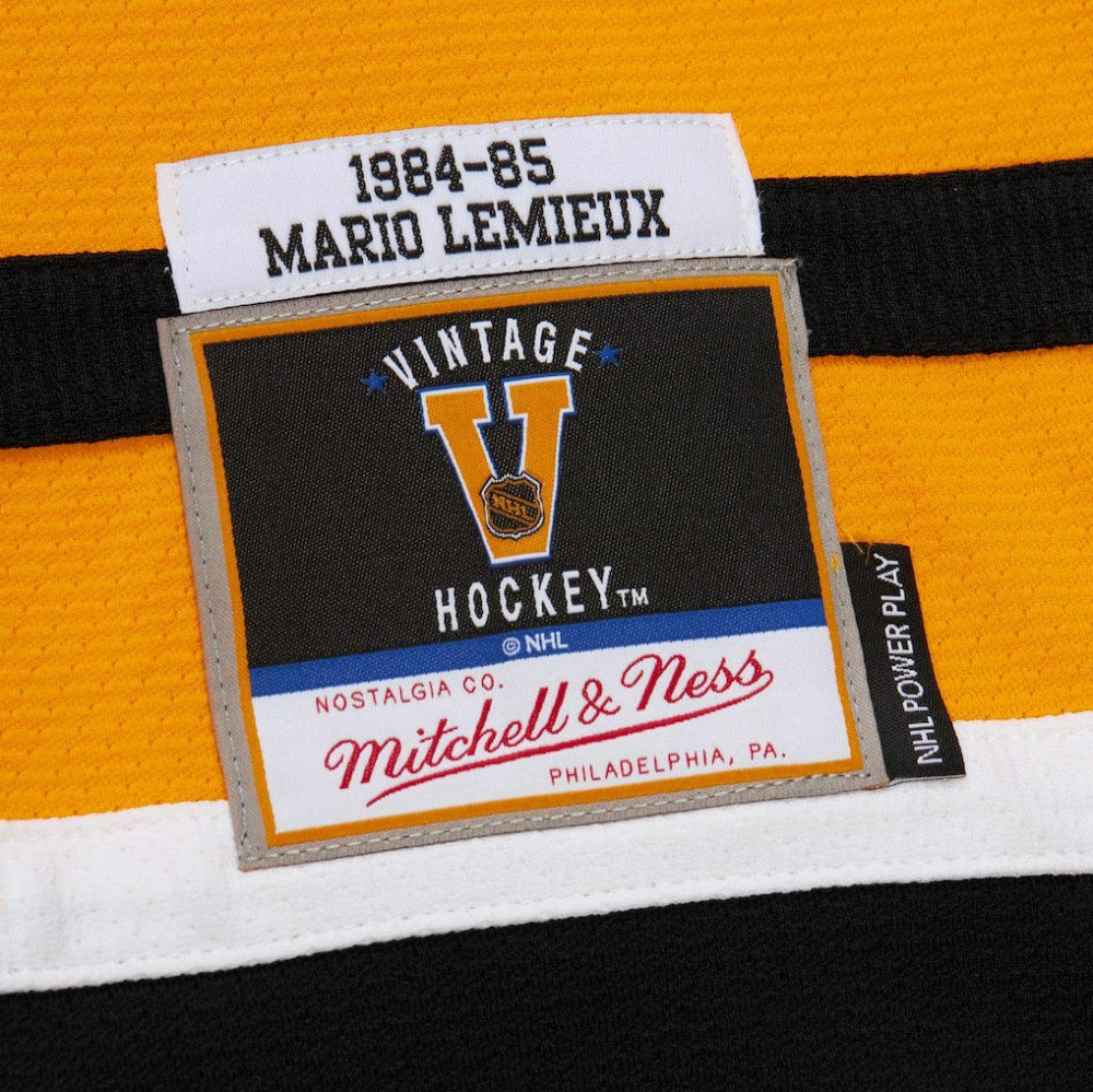 Mario Lemieux Pittsburgh Penguins 1984-85 Power Play Jersey - Gold | NHL Jerseys