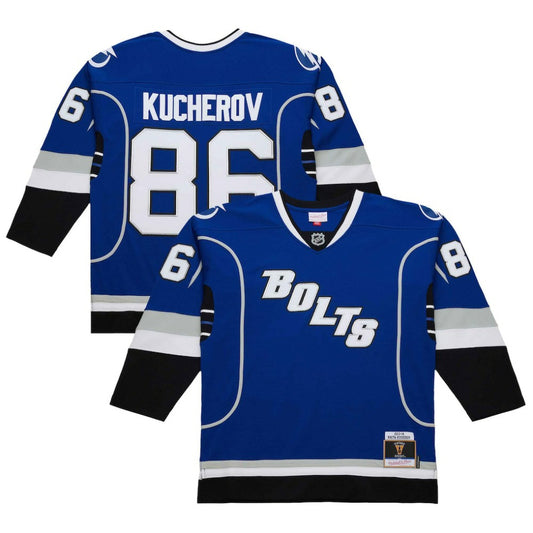Nikita Kucherov Tampa Bay Lightning 2013-14 Power Play Jersey - Blue | NHL Jerseys