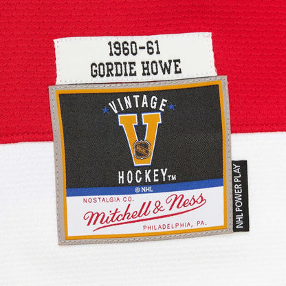 Gordie Howe Detroit Red Wings 1960-61 Power Play Jersey - Red | NHL Jerseys