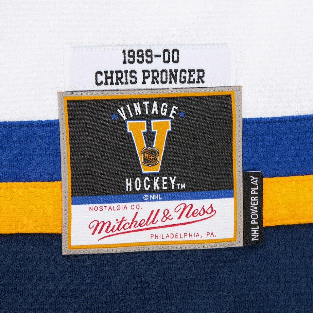 Chris Pronger St. Louis Blues - 1999-00 Power Play Jersey White