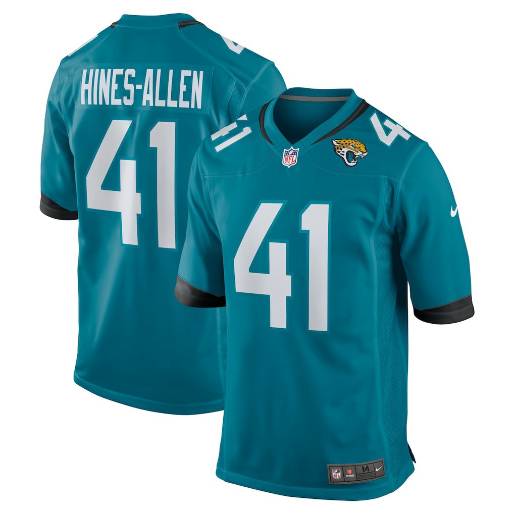 Josh Hines-Allen Jacksonville Jaguars Player Game Jersey Teal - Nike