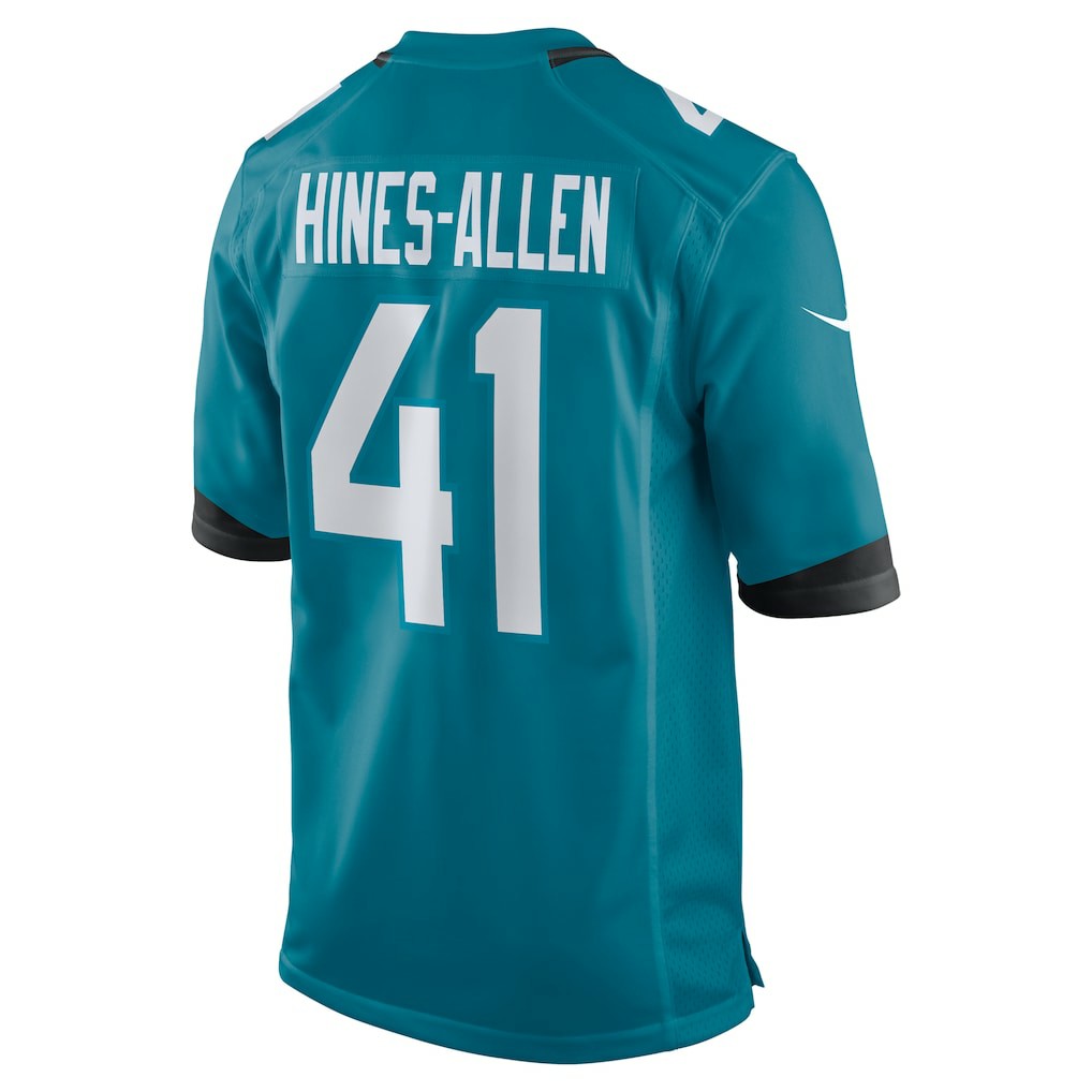 Josh Hines-Allen Jacksonville Jaguars Player Game Jersey Teal - Nike