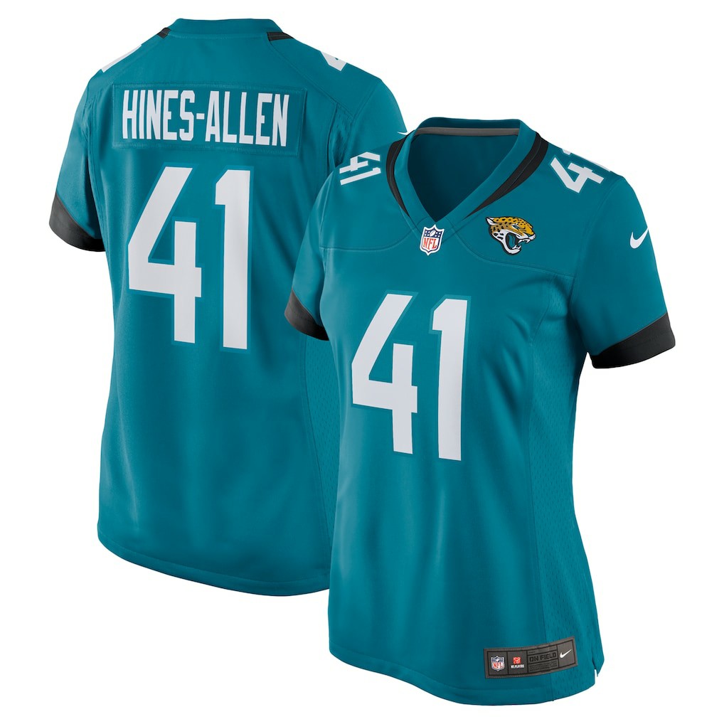 Josh Hines-Allen Jacksonville Jaguars Women's Player Game Jersey Teal - Nike