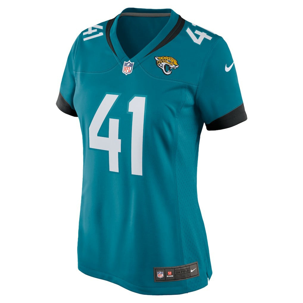 Josh Hines-Allen Jacksonville Jaguars Women's Player Game Jersey Teal - Nike