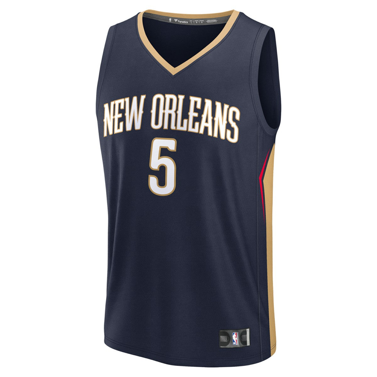 Fanatics - Dejounte Murray New Orleans Pelicans Fast Break Replica Player Jersey - Icon Edition - Navy