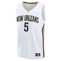 Fanatics - Dejounte Murray New Orleans Pelicans Fast Break Replica Player Jersey - Association Edition - White