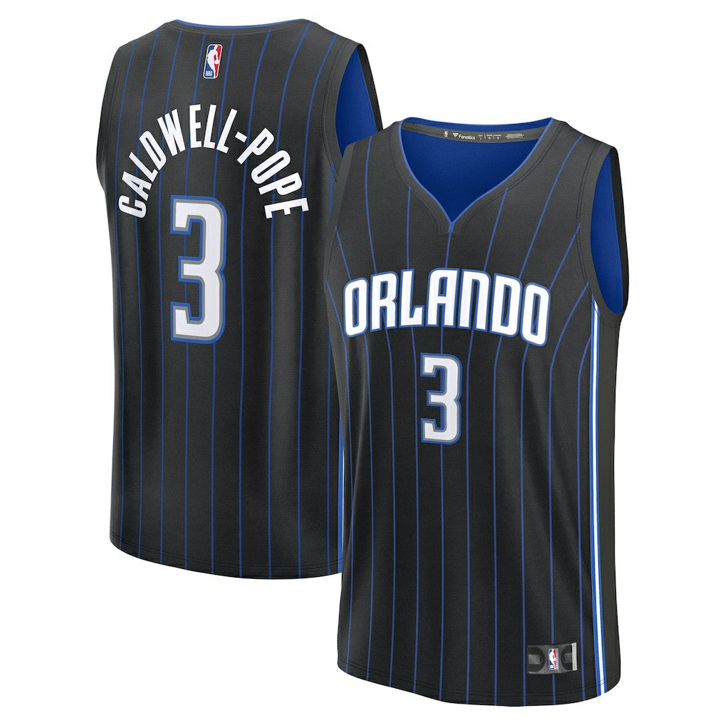 Fanatics - Kentavious Caldwell-Pope Orlando Magic Fast Break Replica Player Jersey - Icon Edition - Black