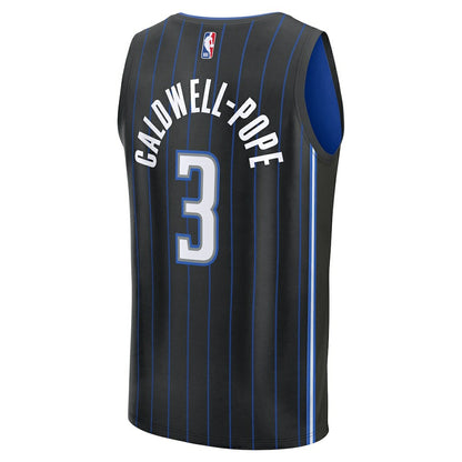 Kentavious Caldwell-Pope Orlando Magic Fast Break Replica Player Jersey - Icon Edition - Black | NBA Jerseys