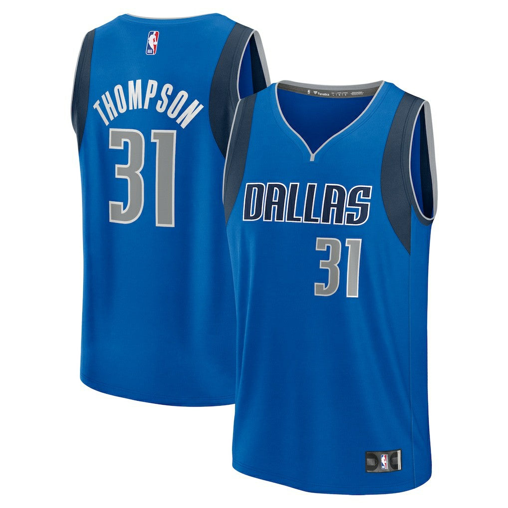 Fanatics - Klay Thompson Dallas Mavericks Fast Break Replica Player Jersey - Icon Editi- Blue