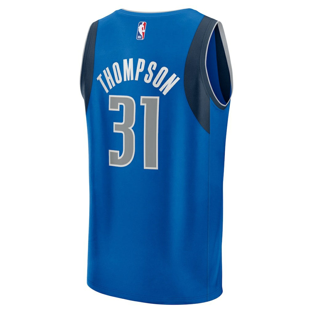 Fanatics - Klay Thompson Dallas Mavericks Fast Break Replica Player Jersey - Icon Editi- Blue