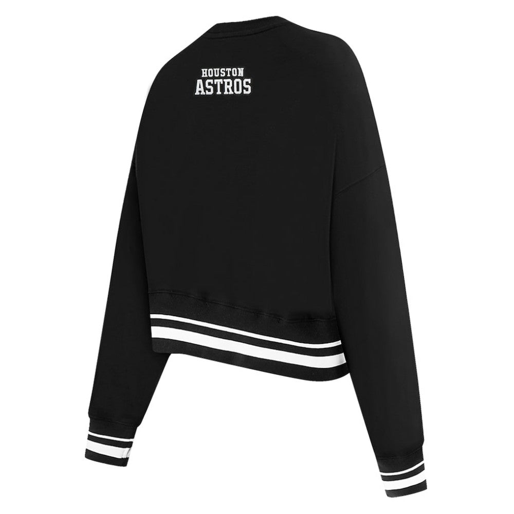 Houston Astros Pro Standard Women's Pearl Cropped Pullover Sweatshirt
 Near Me