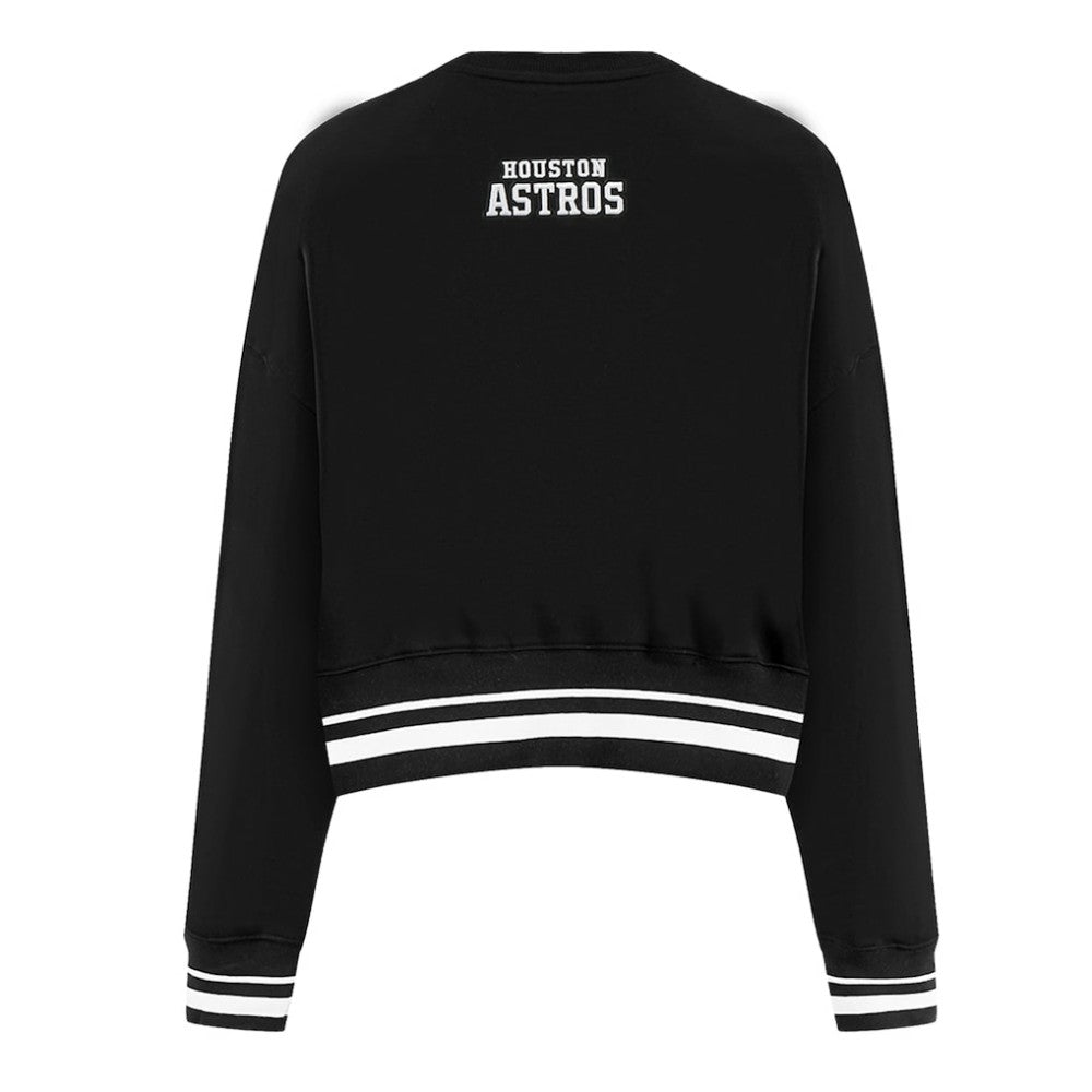 Houston Astros Pro Standard Women's Pearl Cropped Pullover Sweatshirt
 Near Me