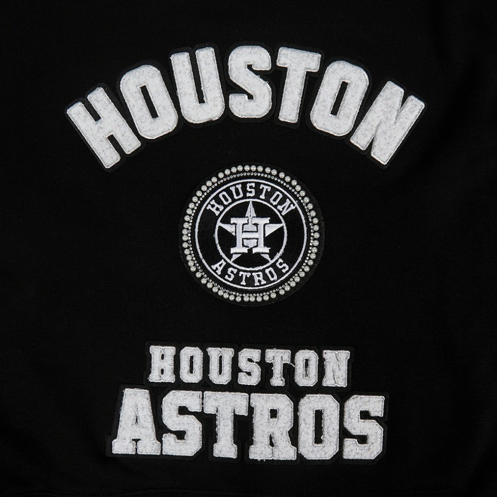 Houston Astros Pro Standard Women's Pearl Cropped Pullover Sweatshirt
 Near Me