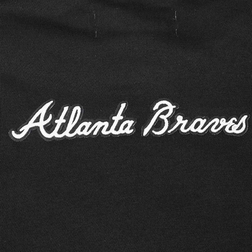 Atlanta Braves Pro Standard Women's Pearl Cropped Pullover Sweatshirt
 Clearance