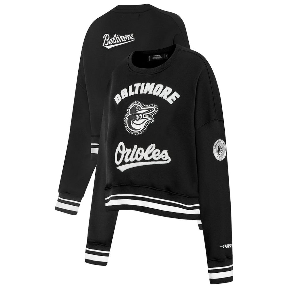 Baltimore Orioles Pro Standard Women's Pearl Cropped Pullover Sweatshirt
 Clearance