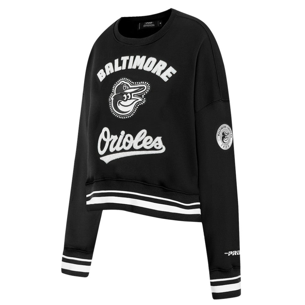 Baltimore Orioles Pro Standard Women's Pearl Cropped Pullover Sweatshirt
 Clearance