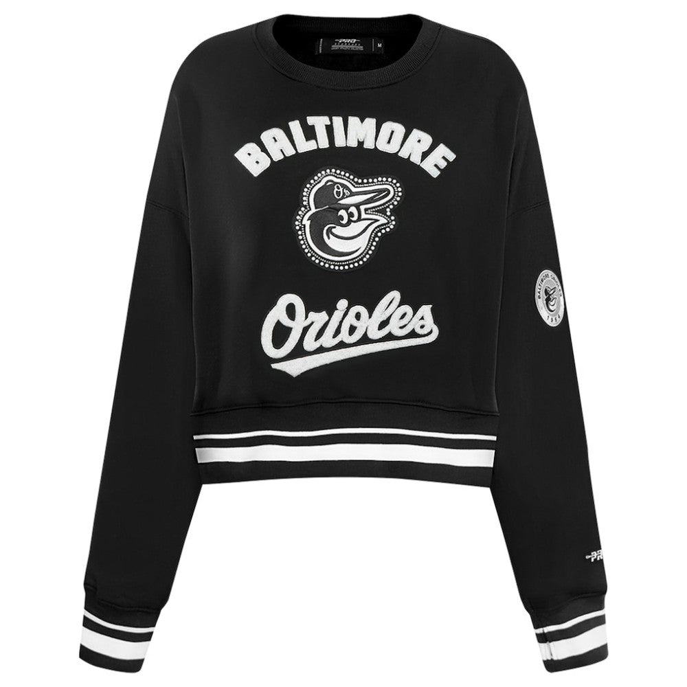 Baltimore Orioles Pro Standard Women's Pearl Cropped Pullover Sweatshirt
 Clearance
