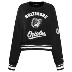 Baltimore Orioles Pro Standard Women's Pearl Cropped Pullover Sweatshirt
 Clearance