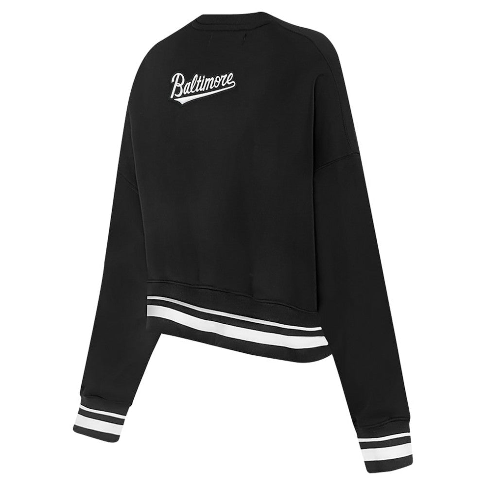 Baltimore Orioles Pro Standard Women's Pearl Cropped Pullover Sweatshirt
 Clearance