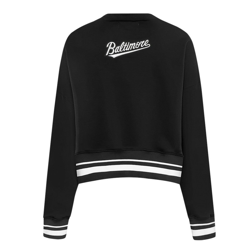 Baltimore Orioles Pro Standard Women's Pearl Cropped Pullover Sweatshirt
 Clearance