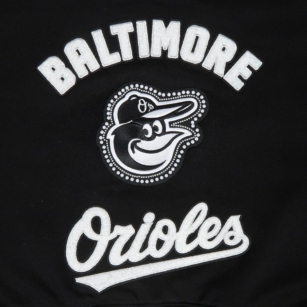 Baltimore Orioles Pro Standard Women's Pearl Cropped Pullover Sweatshirt
 Clearance