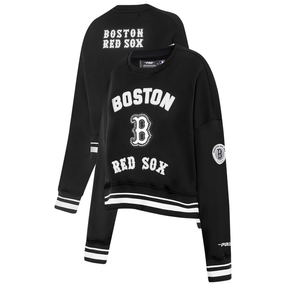 Boston Red Sox Pro Standard Women's Pearl Cropped Pullover Sweatshirt
 Near Me