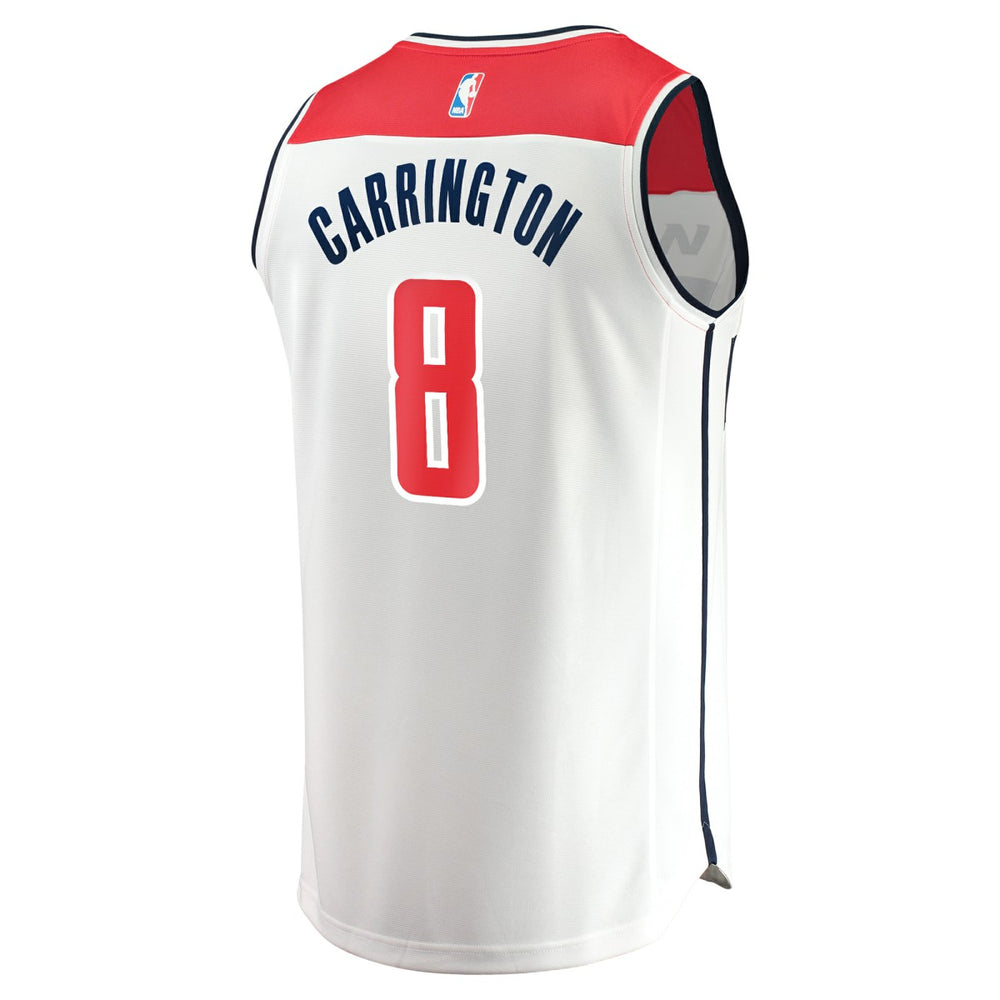 Fanatics - Carlton Carrington Washington Wizards Fast Break Replica Player Jersey - Association Edition - White