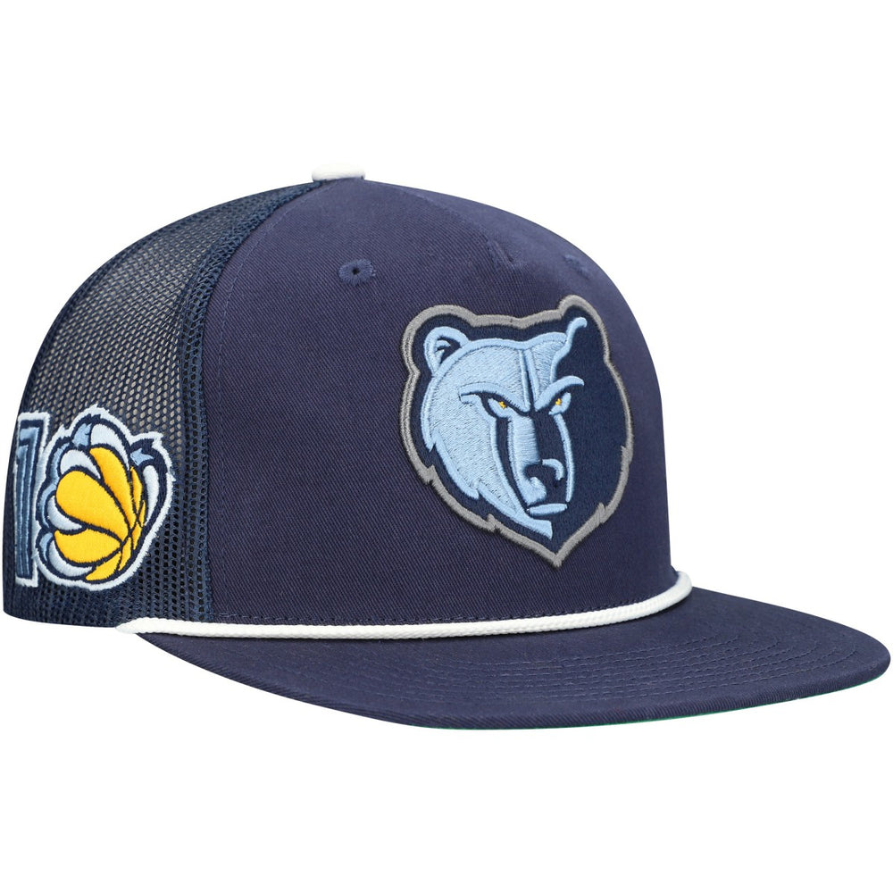 Mitchell & Ness - Memphis Grizzlies Roper Trucker Snapback Hat - Navy
