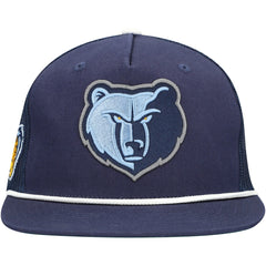 Mitchell & Ness - Memphis Grizzlies Roper Trucker Snapback Hat - Navy