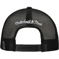 Mitchell & Ness - Brooklyn Nets Script Trucker Adjustable Hat - Black