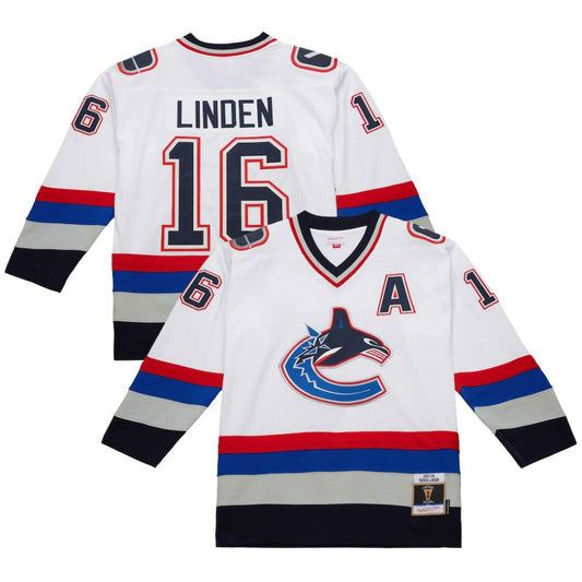 Trevor Linden Vancouver Canucks 2003-04 Power Play Jersey - White | NHL Jerseys